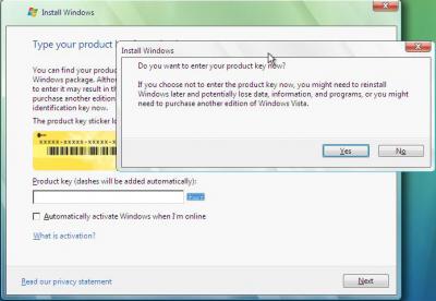 Vista Product Key