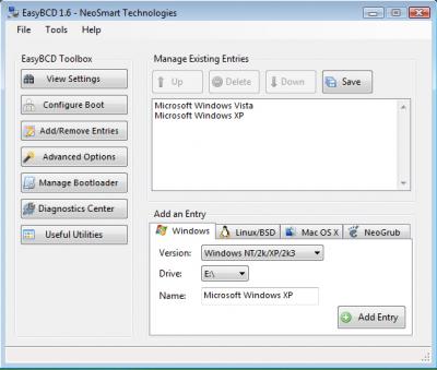 Vista &amp; XP - EasyBCD
